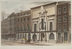 पिक्साडिली, 1815 (एक्वाटिंट) पर बैल संग्रहालय का दृश्य, जिसे मिस्र के हॉल के रूप में जाना जाता है, बेहतर है द्वारा रूडोल्फ एकरमैन