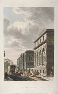 ओल्ड बेली का दृश्य, उत्तर की ओर, सिटी ऑफ़ लंदन, 1814