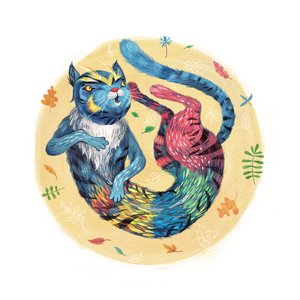 शरद ऋतु बिल्ली, 2015, (