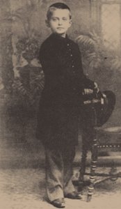 लियोन ट्रॉटस्की की आयु 9, 1888 थी द्वारा रूसी फोटोग्राफर