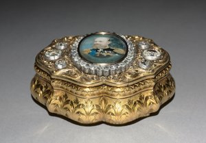 बॉक्स, गोफर्ट द्वारा बनाया गया, c.1850 द्वारा रूसी स्कूल