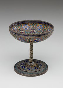 गॉब्लेट, c.1880 (तामचीनी) द्वारा रूसी स्कूल