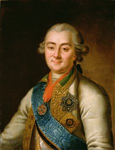 गिनती अलेक्सी ग्रिगोरिएविच ओरलोव का पोर्ट्रेट (1737-1808)