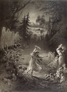 भयानक बदला, 1874 द्वारा रूसी स्कूल