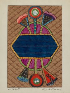 कवरलेट पिपली रजाई, सी। 1936.