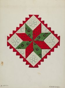 रजाई ब्लॉक, सी. 1936.