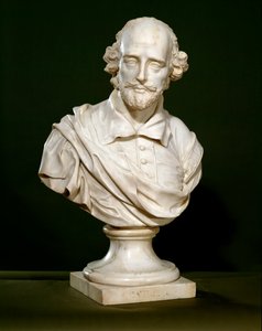 विलियम शेक्सपियर का बस्ट, 1760 द्वारा Rysbrack