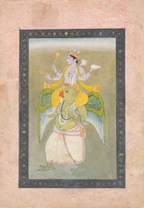 Vishnu on Garuda, ca. 1810-20.  द्वारा सजनु