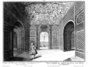 quot;लिटिल गार्डनquot; में एक मंडप का आंतरिक भाग द्वारा सालोमन थोड़ा एक