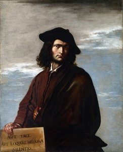 स्व पोर्ट्रेट, c.1645 (कैनवास पर तेल) द्वारा निस्तारण रोजा