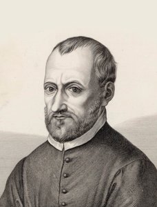 संगीतकार जियोवानी पियरलुइगी दा फिलिस्तीन 1526-1594 का पोर्ट्रेट। द्वारा सैमुअल एम्सलर