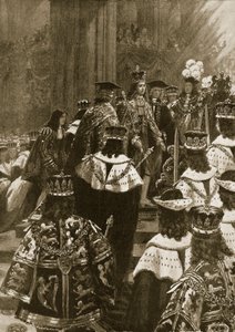 &39;द इलस्ट्रेटेड लंदन न्यूज&39; से 1902 के अक्टूबर, 1714 को जॉर्ज I के राज्याभिषेक में अंतर्ग्रहण