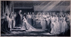 रानी विक्टोरिया का राज्याभिषेक, 1838 द्वारा सैमुअल चचेरे भाई