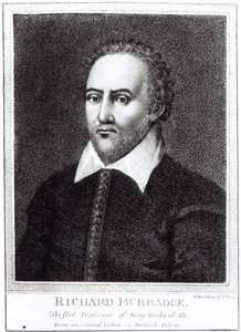 Portrait of Richard Burbadge (1573-1619)   द्वारा सैमुअल हार्डिंग