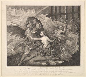 शैतान, पाप और मृत्यु स्वर्ग खोया, पुस्तक II, 1 मई, 1788।