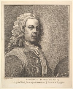 विलियम होगार्थ, सेल्फ-पोर्ट्रेट, 1785।