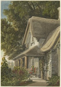 लॉज, ब्रूमवेल हाउस, ब्रिस्लिंगटन, c.1824 (कागज पर पेंसिल और वॉटरकलर) द्वारा सैमुअल जैक्सन