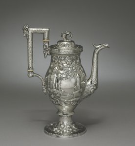 नियो-रोकोको कॉफी पॉट, c.1840 द्वारा शमूएल कर्क