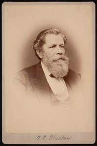 थॉमस क्लार्क थेकर का पोर्ट्रेट 1812-1883, 1876 और 1880 के बीच।