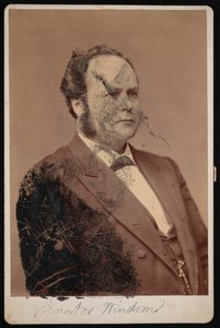 विलियम विंडोम का पोर्ट्रेट 1827-1891, 1876 और 1880 के बीच।