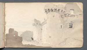 स्केचबुक: बर्बाद कैसल, 1814। द्वारा सैमुअल प्राउट