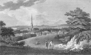 सेलिसबरी, लंदन रोड से, 1805 द्वारा सैमुअल रावल