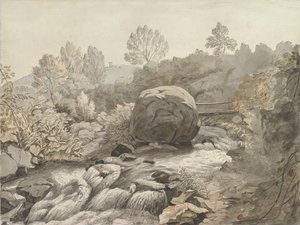 एक रॉकी स्ट्रीम, इटली, सीए। 1786-91।