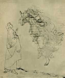 डांटे और बीट्राइस, 1492-1495, 1943। द्वारा Sandro Botticelli