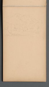 स्केचबुक, पृष्ठ 08: कार्टर माउंटियन, 1859। द्वारा सैनफोर्ड रॉबिन्सन गिफोर्ड