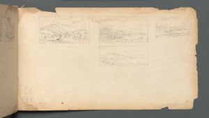 स्केचबुक, पृष्ठ 40: मेन लैंडस्केप, 1859। द्वारा सैनफोर्ड रॉबिन्सन गिफोर्ड