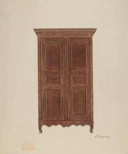 अलमारी, सी. 1939. द्वारा सरकिस एर्गैनियन