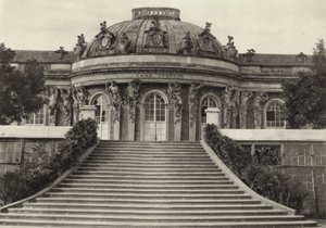 पॉट्सडैम, सैंसौसी पैलेस; Sanssouci पैलेस (बी / डब्ल्यू फोटो) द्वारा साशा स्टोन