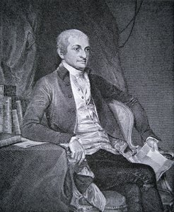 जॉन जे (1745-1829) (उत्कीर्णन) द्वारा स्कूल अमेरिकी