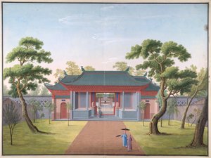 होनम मंदिर - प्रवेश द्वार द्वारा स्कूल चीनी