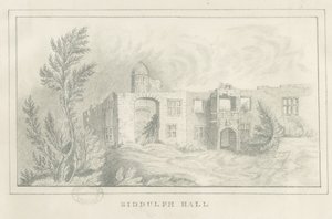 Biddulph Hall (पुराना): पेंसिल ड्राइंग, nd [ 1830s] (ड्राइंग) द्वारा स्कूल की अंग्रेजी