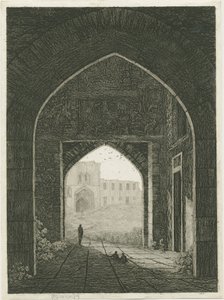 डडले कैसल - गेटहाउस और नॉर्थ गेटवे: नक़्क़ाशी, एन डी [?19वीं सेंट] (प्रिंट) द्वारा स्कूल की अंग्रेजी