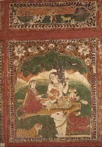 शिव का परिवार, 'रंग महल चंबा' से, चंबा, हिमाचल प्रदेश
