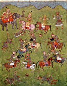 इस्लामी कला: युद्ध का दृश्य। फिरदौसी (फिरदौसी, या फिरदौसी, या फिरदौसी, सीए 940-लगभग 1020) की महाकाव्य कविता "शाहनामा" (शाहनामा, शाहनामा) (राजाओं की पुस्तक) की पांडुलिपि से फ़ारसी लघुचित्र बिब्लियोटेका नाज़ियोनेल नेपल्स द्वारा स्कूल फ़ारसी
