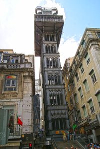 सांता जस्टा लिफ्ट, लिस्बन, पुर्तगाल (फोटो)