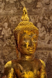 अयुत्या शैली बुद्ध की छवि (सोने का पानी चढ़ा हुआ कांस्य)