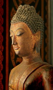 लन्ना सुखोथाई शैली बुद्ध (कांस्य)