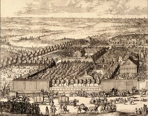 मॉस्को में जर्मन क्वार्टर नेमेत्स्काया स्लोबोदा ने भाग छोड़ा, 1705 द्वारा Schoonebeek
