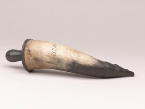 पाउडर हॉर्न, 1775 लगभग द्वारा स्कॉटिश स्कूल