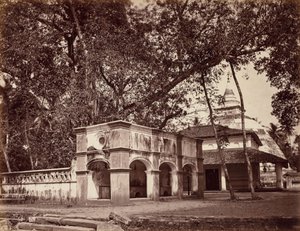 बौद्ध मंदिर, कलानी, सी। 1880। द्वारा Scowen and Co.