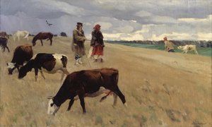 स्टबलफील्ड पर, 1896 द्वारा सर्गेई अर्सनेविच विनोग्रादोव