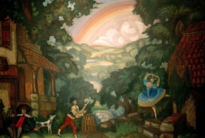 ए.एडम, गिसेले - स्टेज डिजाइन सुदेइकिन द्वारा सर्गेई युरेविच सिदिकिन