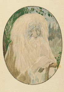 Leshy। ए। पुश्किन, 1921-1926 द्वारा रुसलान और ल्यूडमिला की कविता का चित्रण।
