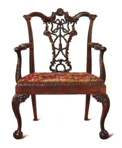 महोगनी रिबन बैक चेयर, 1906 द्वारा शर्ली चार्ल्स लेवेलिन स्लोकॉम्बे