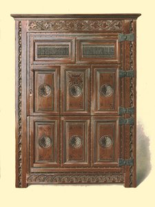 वेल्श ओक अलमारी, 1904 द्वारा शर्ली चार्ल्स लेवेलिन स्लोकॉम्बे