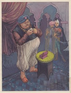 एक परी कथा के लिए चित्रण, 1953। द्वारा शर्ली मार्खम